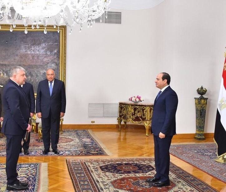 سفير أرمينيا الجديد في مصر يقدم أوراق اعتماده للرئيس السيسي