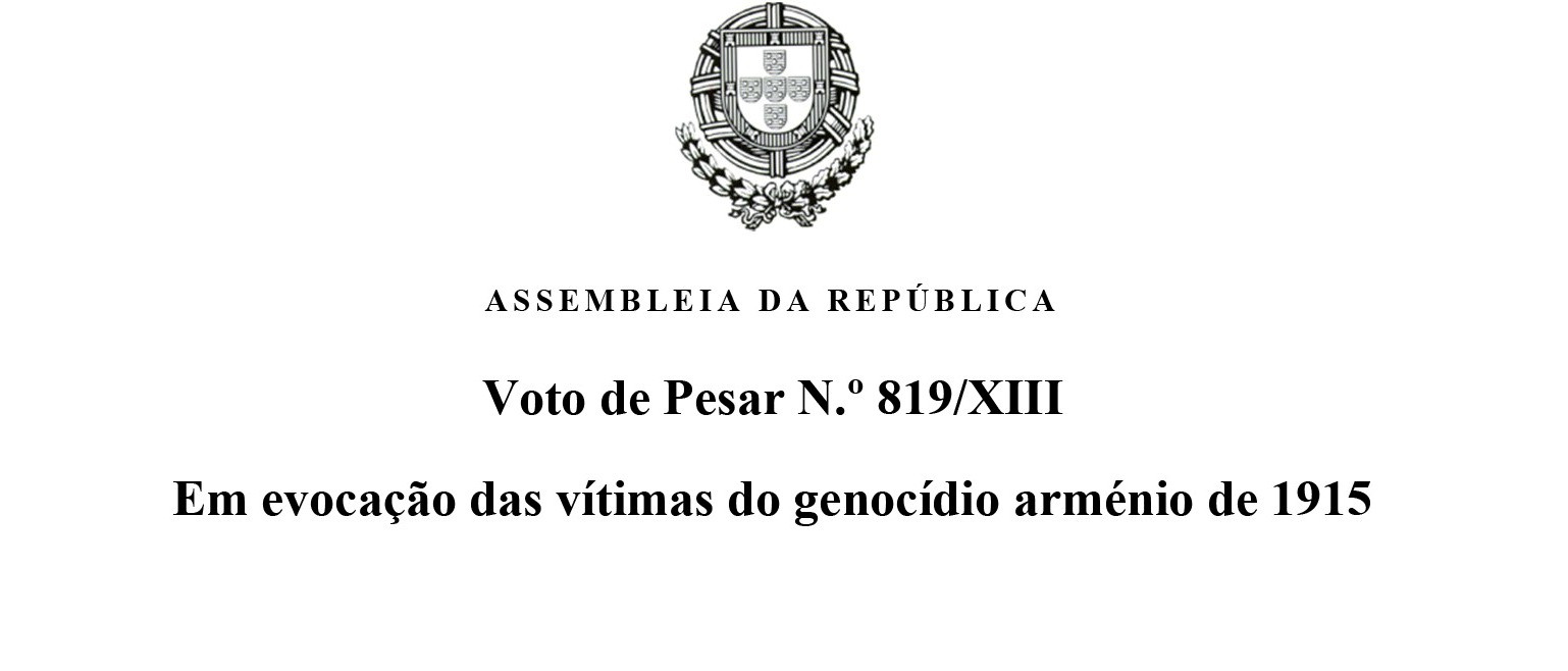 برلمان البرتغال تبنى قراراً يعترف بإبادة الأرمن