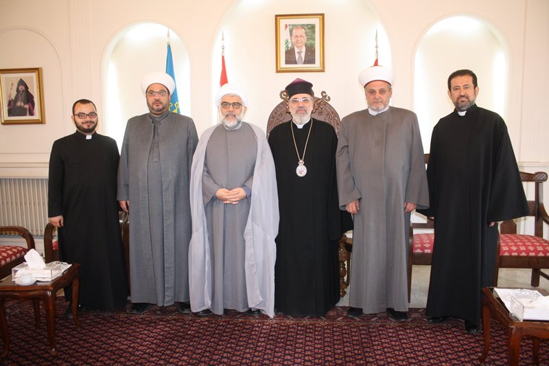 وفد من “تجمع العلماء المسلمين” يزور مطرانية الأرمن الأرثوذكس في لبنان