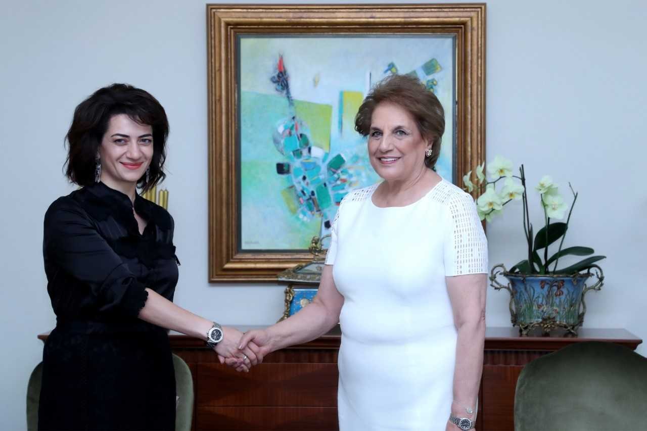 عقيلة رئيس وزراء أرمينيا توجه دعوة الى اللبنانية الاولى لزيارة أرمينيا