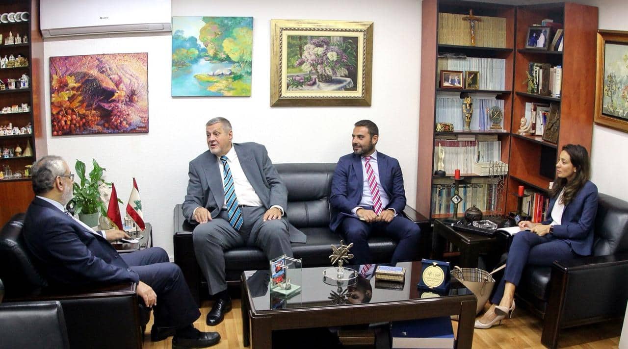 بقرادونيان استقبل المنسق الخاص للامم المتحدة كوبيتش